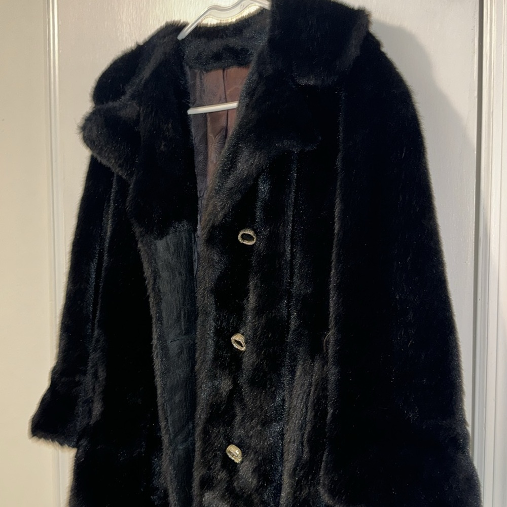 Vintage faux fur coat